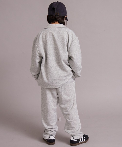 PAIRMANON STREET（ペアマノンストリート）の「【マルチファンクション】速乾 裏毛 ジャケット セットアップ【PAIRMANON STREET】（セットアップ・キッズ・ネイビー/グレー・100/110/120/130/140/150/160）」の4枚目の写真