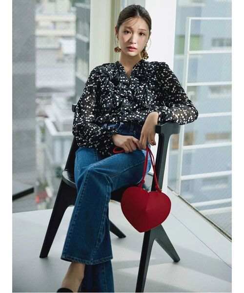 MERCURYDUO(マーキュリーデュオ)の「【MILLELA FIRENZE】ハート型バッグ(ショルダーバッグ・レディース・ベージュ/グリーン/レッド・FREE)」の13枚目の写真