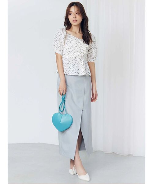 MERCURYDUO(マーキュリーデュオ)の「【MILLELA FIRENZE】ハート型バッグ(ショルダーバッグ・レディース・ベージュ/グリーン/レッド・FREE)」の16枚目の写真