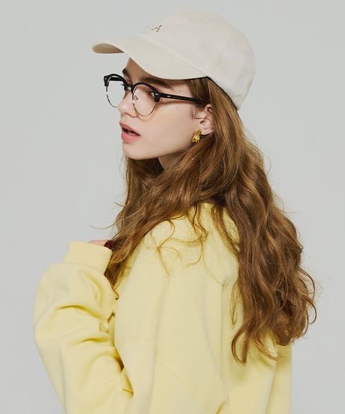 coca（coca）（コカ）の「ベロアロゴキャップ（キャップ・レディース・アイボリー/ブラック・ONE SIZE）」の7枚目の写真