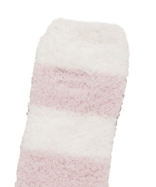 gelato pique（ジェラートピケ）の「ジェラート２ボーダーソックス（その他ルームウェア・レディース・ブルー/モカ/ピンク・F）」の5枚目の写真