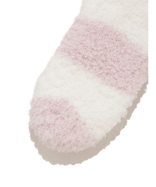 gelato pique（ジェラートピケ）の「ジェラート２ボーダーソックス（その他ルームウェア・レディース・ブルー/モカ/ピンク・F）」の6枚目の写真