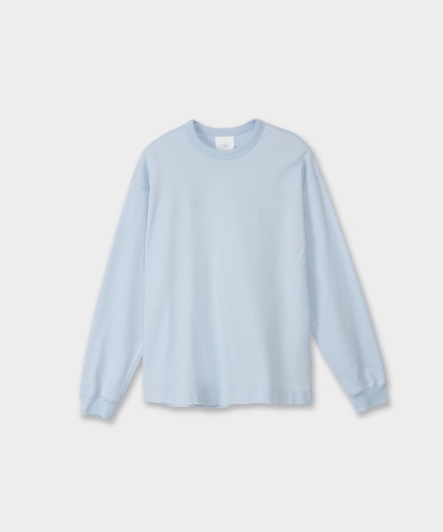 CINOH(チノ)の「REFINAロングスリーブTシャツ(Tシャツ/カットソー・メンズ・ホワイト系その他/オフホワイト/ブラック/サックスブルー・46/44)」の2枚目の写真