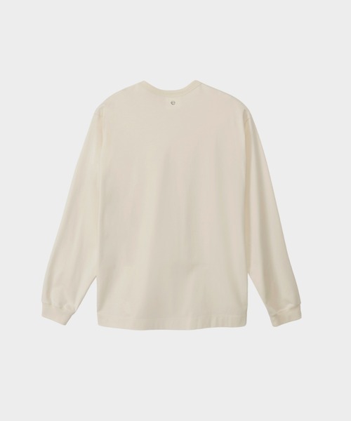 CINOH(チノ)の「REFINAロングスリーブTシャツ(Tシャツ/カットソー・メンズ・ホワイト系その他/オフホワイト/ブラック/サックスブルー・46/44)」の9枚目の写真