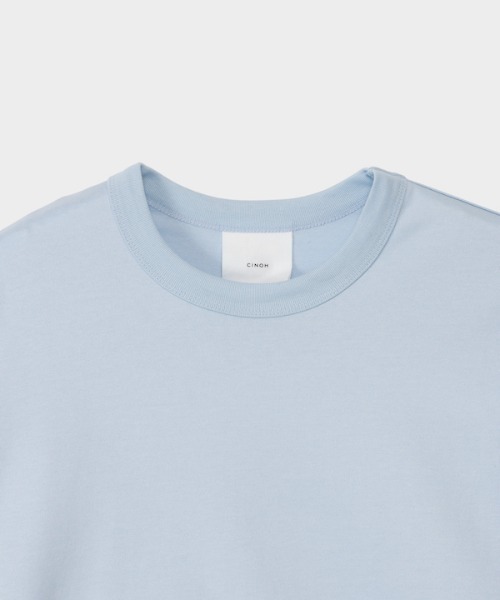 CINOH(チノ)の「REFINAロングスリーブTシャツ(Tシャツ/カットソー・メンズ・ホワイト系その他/オフホワイト/ブラック/サックスブルー・46/44)」の10枚目の写真