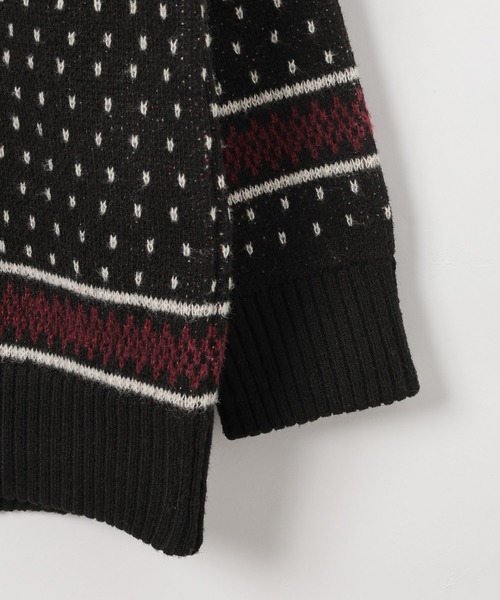 PAGEBOY（ページボーイ）の「カウチンライクエリツキZIPニットカーディガン（ニット/セーター・レディース・ブラック/グレー/ブラウン・FREE）」の14枚目の写真