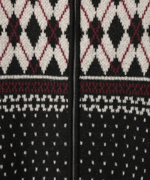 PAGEBOY（ページボーイ）の「カウチンライクエリツキZIPニットカーディガン（ニット/セーター・レディース・ブラック/グレー/ブラウン・FREE）」の17枚目の写真