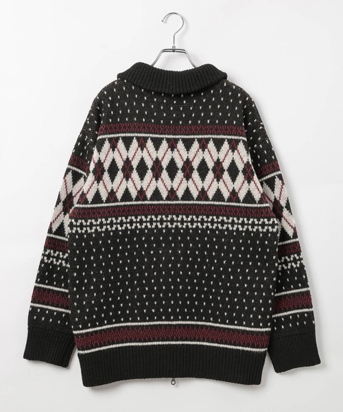 PAGEBOY（ページボーイ）の「カウチンライクエリツキZIPニットカーディガン（ニット/セーター・レディース・ブラック/グレー/ブラウン・FREE）」の16枚目の写真