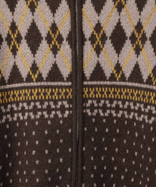 PAGEBOY（ページボーイ）の「カウチンライクエリツキZIPニットカーディガン（ニット/セーター・レディース・ブラック/グレー/ブラウン・FREE）」の21枚目の写真