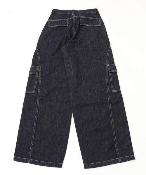 DISPARK/【25年秋冬新作】バンダナ付きリジットワイドデニム（デニム