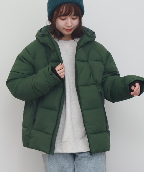 LOGOS（ロゴス）の「【LOGOS by LIPNER/ロゴスバイリプナー】撥水ダウンジャケット（ダウンジャケット/コート・メンズ・オリーブ/ブラック/ネイビー・M/L/XL）」の12枚目の写真