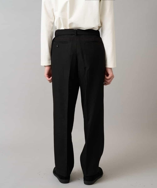 セール】【イージーケア/毛玉になりにくい】ヘリンボーンベルト付