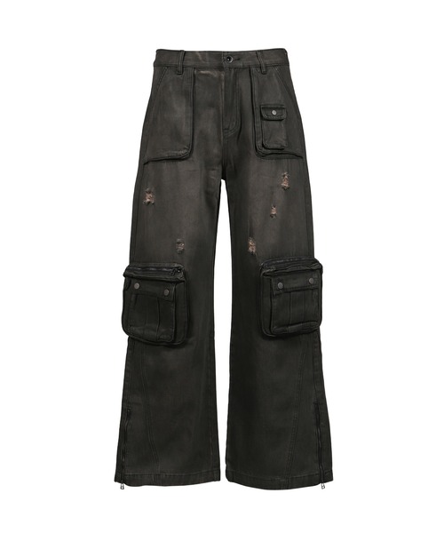 Troubled Waters（トラブルウォーター）の「SAFARI CARGO PANTS（カーゴパンツ・メンズ・ブラック/ダークブラウン・SMALL/MEDIUM/LARGE）」の10枚目の写真