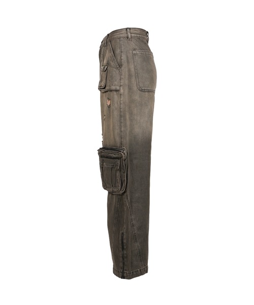 Troubled Waters（トラブルウォーター）の「SAFARI CARGO PANTS（カーゴパンツ・メンズ・ブラック/ダークブラウン・SMALL/MEDIUM/LARGE）」の8枚目の写真