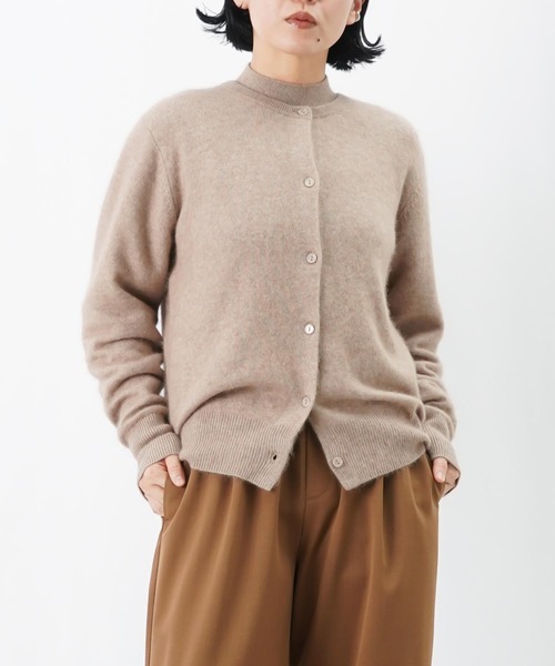 セール】LC/LLL ウール混クルーネックカーディガン（カーディガン