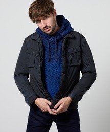 ナイロンジャケット 中綿 中綿ブルゾン ナイロンジャケット」に該当