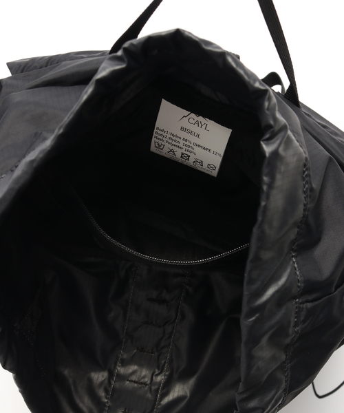WISM（ウィズム）の「CAYL / ケイル BISEUL - B-GRID（バックパック/リュック・メンズ・チャコールグレー・FREE）」の6枚目の写真