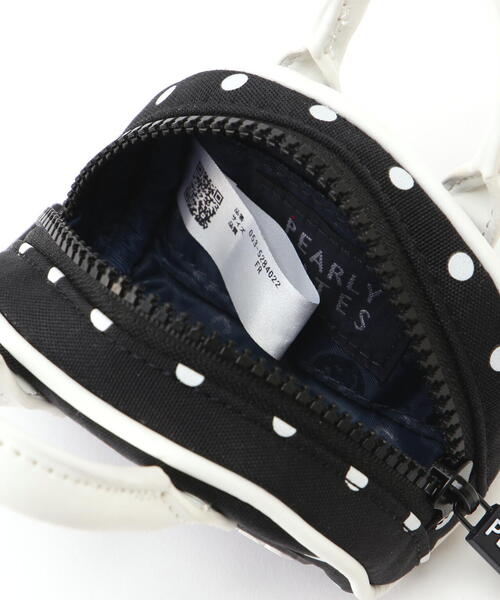 セール】【PEARLY GATES】ミニドット柄ボールポーチ (UNISEX)（ゴルフ