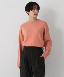 フワフワスフレクルーネックプルオーバー