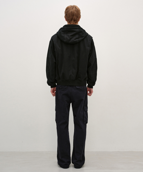 INSILENCE（インサイロンス）の「フライトフードパーカー ブラック（パーカー・レディース・その他・LARGE/SMALL/MEDIUM）」の3枚目の写真