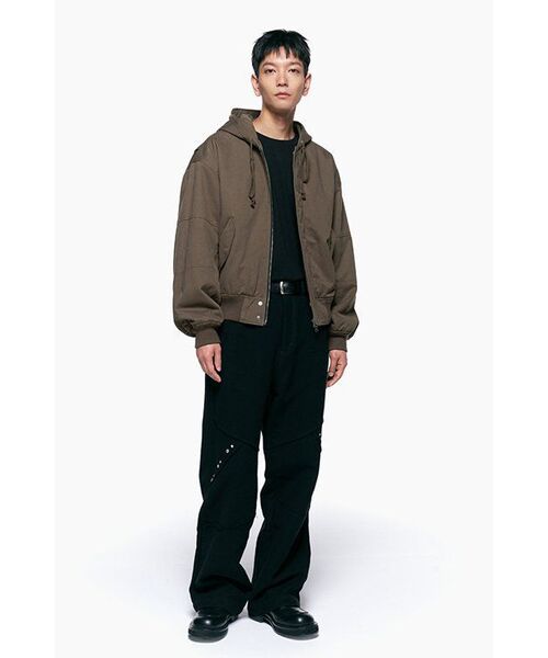 INSILENCE（インサイロンス）の「フライトフードパーカー ブラック（パーカー・レディース・その他・LARGE/SMALL/MEDIUM）」の13枚目の写真