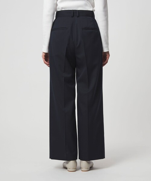 green label relaxing（グリーンレーベルリラクシング）の「［size SHORT/TALLあり］Greed グリード ストレート パンツ ウォッシャブル（スラックス・レディース・ネイビー/グレー・TALL/40/38/36/SHORT）」の10枚目の写真