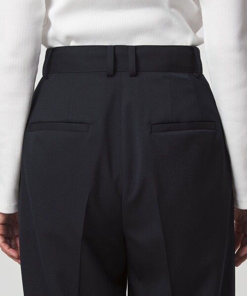 green label relaxing（グリーンレーベルリラクシング）の「［size SHORT/TALLあり］Greed グリード ストレート パンツ ウォッシャブル（スラックス・レディース・ネイビー/グレー・TALL/40/38/36/SHORT）」の8枚目の写真