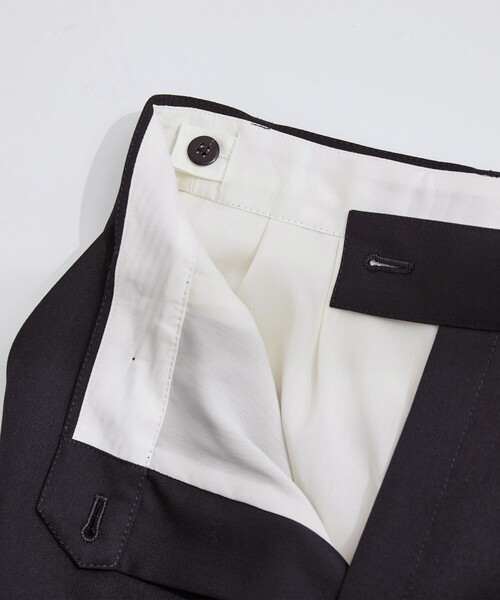 green label relaxing（グリーンレーベルリラクシング）の「［size SHORT/TALLあり］Greed グリード ストレート パンツ ウォッシャブル（スラックス・レディース・ネイビー/グレー・TALL/40/38/36/SHORT）」の5枚目の写真