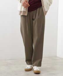 THE SHOP TK | セミワイドイージーパンツWARM 洗濯機OK/裏起毛/ストレッチ(その他パンツ)