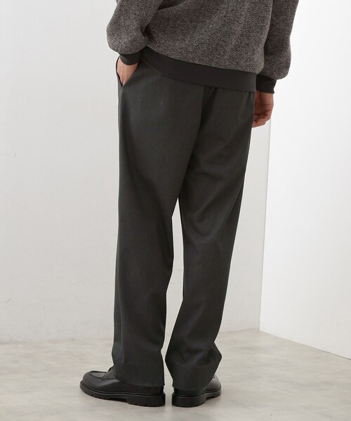 THE SHOP TK （ザ ショップ ティーケー ）の「セミワイドイージーパンツWARM 洗濯機OK／裏起毛／ストレッチ（その他パンツ・メンズ・ブラウン系その他2/チャコールグレー/ブラウン系・04/03/02）」の5枚目の写真