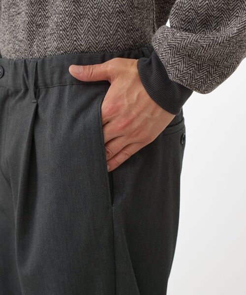 THE SHOP TK （ザ ショップ ティーケー ）の「セミワイドイージーパンツWARM 洗濯機OK／裏起毛／ストレッチ（その他パンツ・メンズ・ブラウン系その他2/チャコールグレー/ブラウン系・04/03/02）」の21枚目の写真
