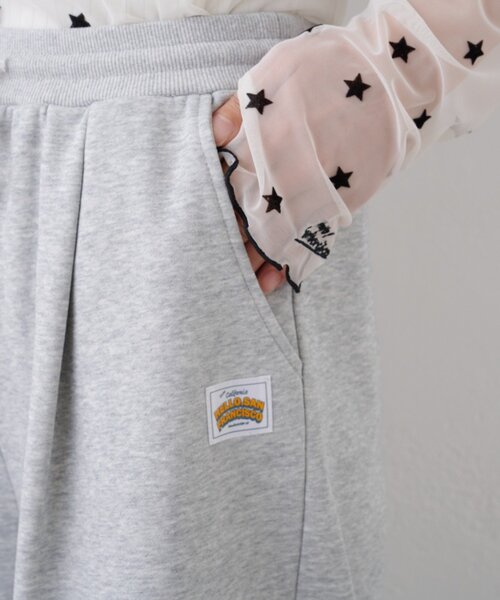 HELLO.SANFRANCISCO（ハローサンフランシスコ）の「★【HELLO.SANFRANCISCO/ハローサンフランシスコ】フラワーカットスウェットワイドパンツ（その他パンツ・レディース・グレー/ブラウン/パープル・MEDIUM/SMALL）」の18枚目の写真