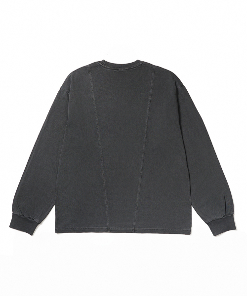 GAKKAI UNIONS（ガッカイユニオンズ）の「切り替えピグメント長袖Tシャツチャコール（Tシャツ/カットソー・レディース・その他・SMALL/MEDIUM/LARGE/X-LARGE）」の3枚目の写真
