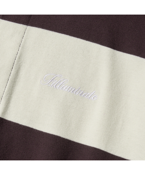 F.ILLUMINATE(フィルミネイト)の「ストライプラグビー長袖-ワイン(Tシャツ/カットソー・レディース・その他・SMALL/MEDIUM/LARGE)」の7枚目の写真