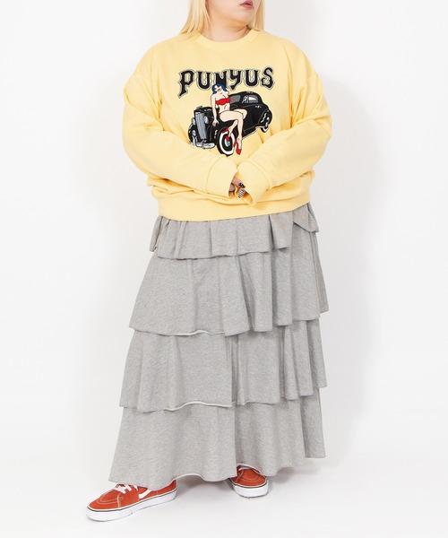 PUNYUS(プニュズ)の「Classic Girlスウェット(スウェット・レディース・パープル/イエロー/スミクロ・3/2/1/4/5)」の3枚目の写真