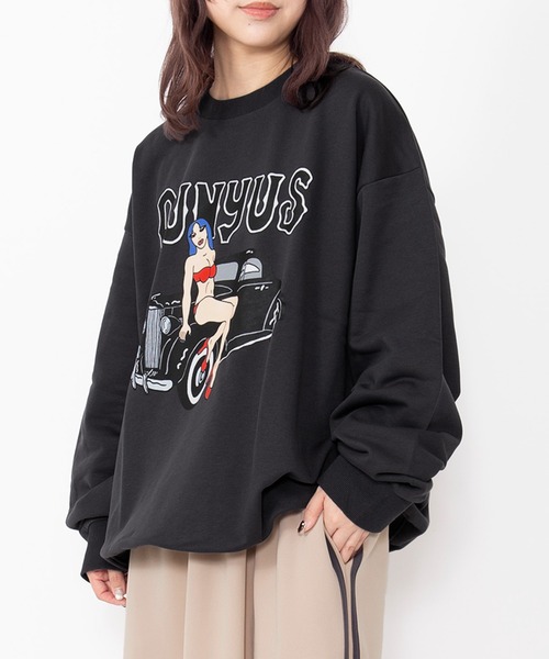 PUNYUS(プニュズ)の「Classic Girlスウェット(スウェット・レディース・パープル/イエロー/スミクロ・3/2/1/4/5)」の22枚目の写真