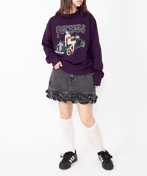 PUNYUS(プニュズ)の「Classic Girlスウェット(スウェット・レディース・パープル/イエロー/スミクロ・3/2/1/4/5)」の16枚目の写真