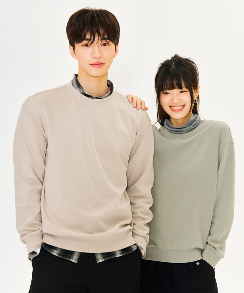 CHASECULT(チェイスカルト)の「ユニセックスエッセンシャルスウェットシャツ-ベージュ(スウェット・メンズ・ベージュ・95/105/90/100/110)」の5枚目の写真