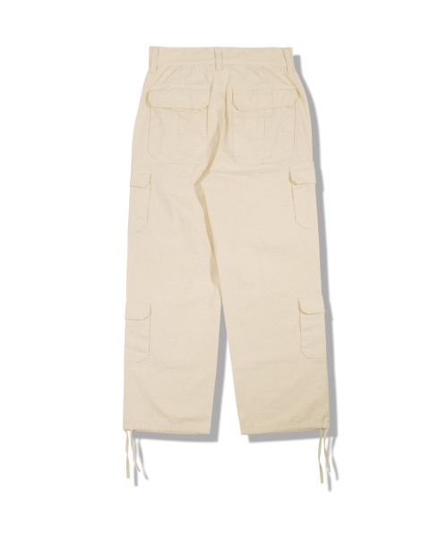 GUBIN(グビン)の「テイルポイントコットンカーゴパンツ - アイボリー(その他パンツ・メンズ・その他・MEDIUM/LARGE)」の2枚目の写真