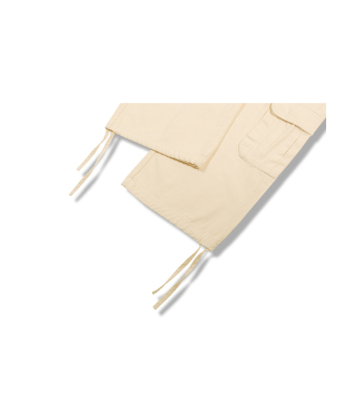 GUBIN(グビン)の「テイルポイントコットンカーゴパンツ - アイボリー(その他パンツ・メンズ・その他・MEDIUM/LARGE)」の3枚目の写真