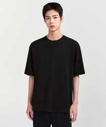 MUSINSA STANDARD（ムシンサスタンダード）の「[Cool Standard] Relaxed Fit Crew Neck T-Shirt [Black]（Tシャツ/カットソー）」