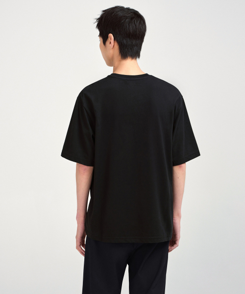 MUSINSA STANDARD（ムシンサスタンダード）の「[クールタンダード] リラックスフィットクルーネックTシャツ [ブラック]（Tシャツ/カットソー・メンズ・その他・SMALL/MEDIUM/LARGE/X-LARGE/XX-LARGE/XXX-LARGE）」の20枚目の写真