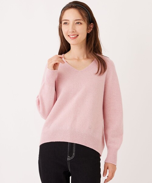 TO BE CHIC(トゥー ビー シック)の「クーマラム ボリュームニット(ニット/セーター・レディース・ピンク系その他2/グレー系その他2・40)」の2枚目の写真