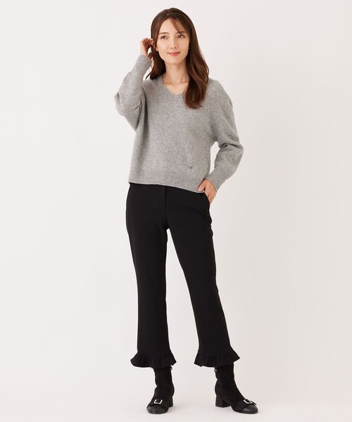 TO BE CHIC(トゥー ビー シック)の「クーマラム ボリュームニット(ニット/セーター・レディース・ピンク系その他2/グレー系その他2・40)」の3枚目の写真