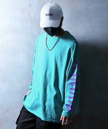 DIVINER | Grangelogo L/S TEE（ターコイズ）ロンT(Tシャツ/カットソー)