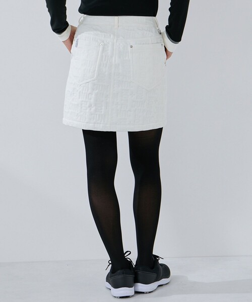 JUN&ROPE'（ジュンアンドロペ）の「ピンソニック中わたAラインスカート/セットアップ対応・保温・撥水//Oggi掲載（スカート・レディース・ホワイト/ブラック/ベージュ・S/L/M）」の15枚目の写真