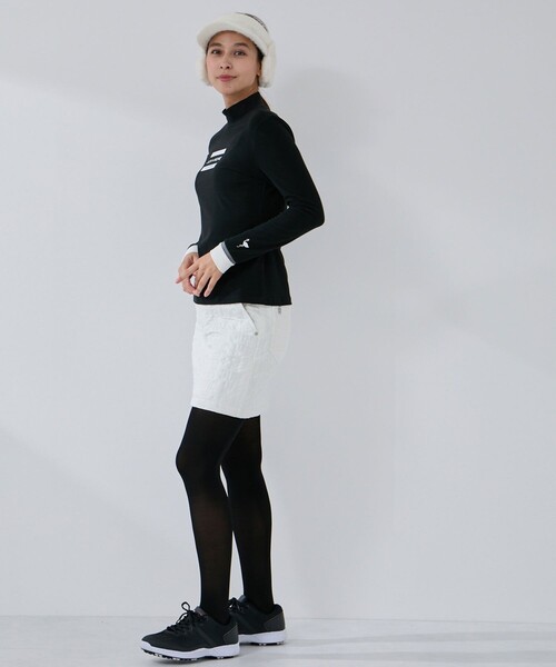 JUN&ROPE'（ジュンアンドロペ）の「ピンソニック中わたAラインスカート/セットアップ対応・保温・撥水//Oggi掲載（スカート・レディース・ホワイト/ブラック/ベージュ・S/L/M）」の9枚目の写真