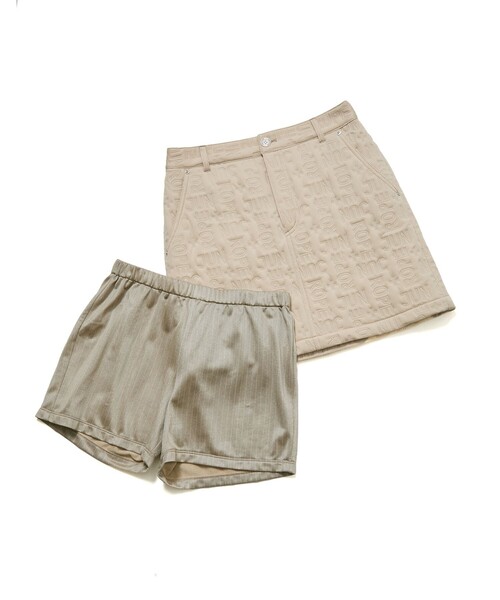 JUN&ROPE'（ジュンアンドロペ）の「ピンソニック中わたAラインスカート/セットアップ対応・保温・撥水//Oggi掲載（スカート・レディース・ホワイト/ブラック/ベージュ・S/L/M）」の18枚目の写真