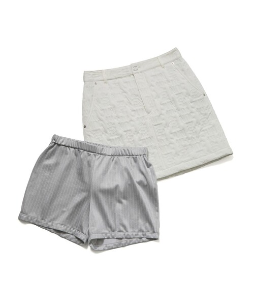 JUN&ROPE'（ジュンアンドロペ）の「ピンソニック中わたAラインスカート/セットアップ対応・保温・撥水//Oggi掲載（スカート・レディース・ホワイト/ブラック/ベージュ・S/L/M）」の17枚目の写真