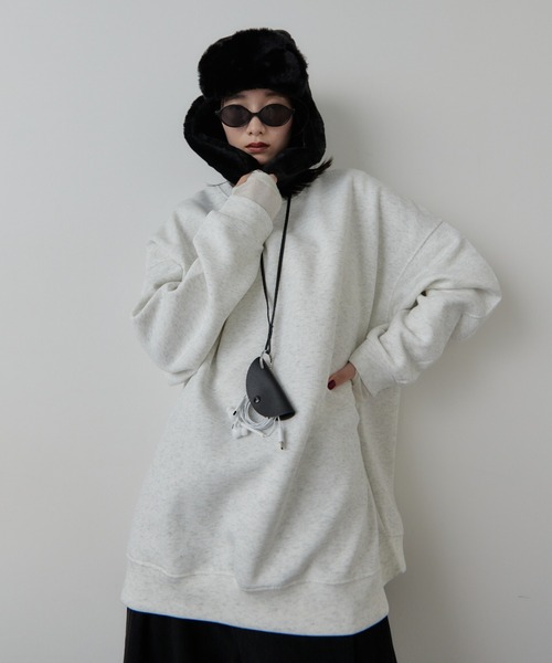 HANNE(アン)の「オーバーサイズスウェット(スウェット・レディース・ブルー/ブラック/グレー/ピンク・FREE)」の20枚目の写真